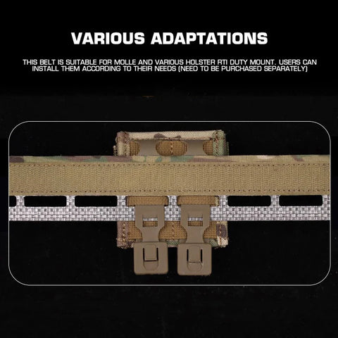 Taktický opasek Molle 2 v 1 Lehký lovecký výcvikový bojový opasek BEZET