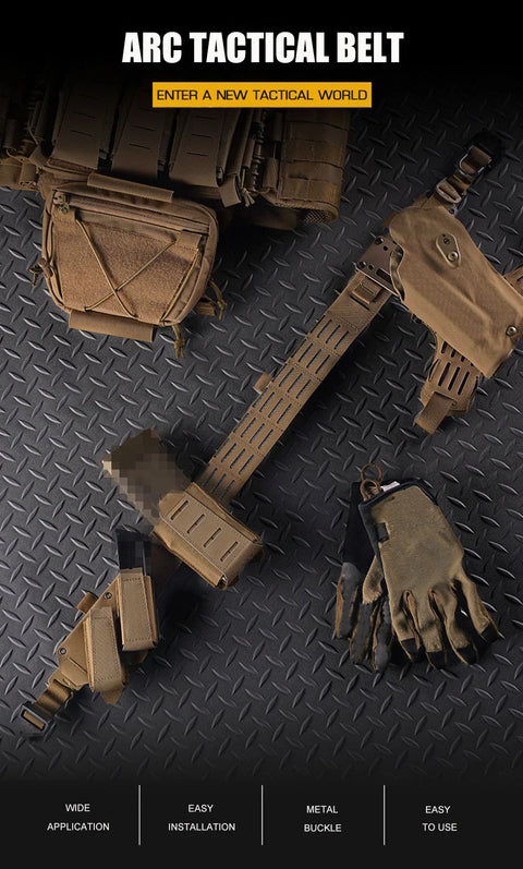Tactical Belt Molle Quick Release Metal BEZET Belts 2 in 1