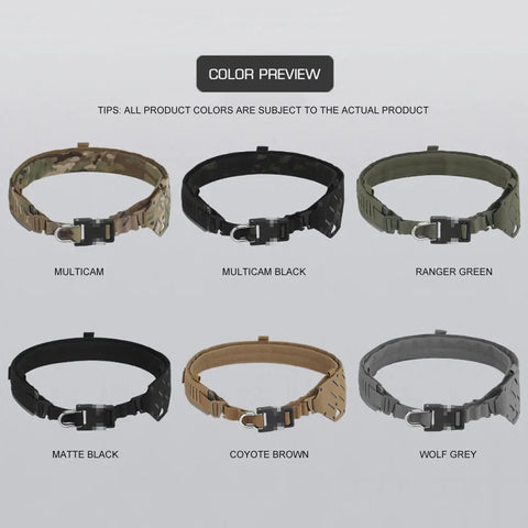Tactical Belt Molle Quick Release Metal BEZET Belts 2 in 1