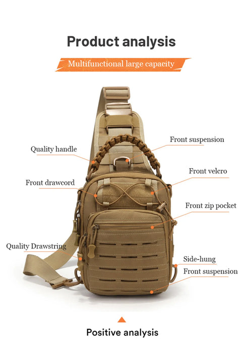 Military Tactical Backpack Outdoor Waterproof BEZET