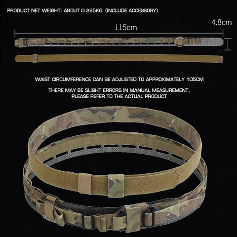 Taktický opasek Molle 2 v 1 Lehký lovecký výcvikový bojový opasek BEZET