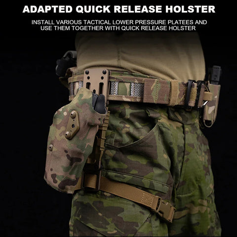 Taktický opasek MOLLE 3 v 1 s rychloupínací kovovou přezkou BEZET