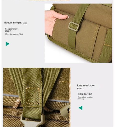 Oulylan Versatile Tactical Travel Camping Backpack BEZET