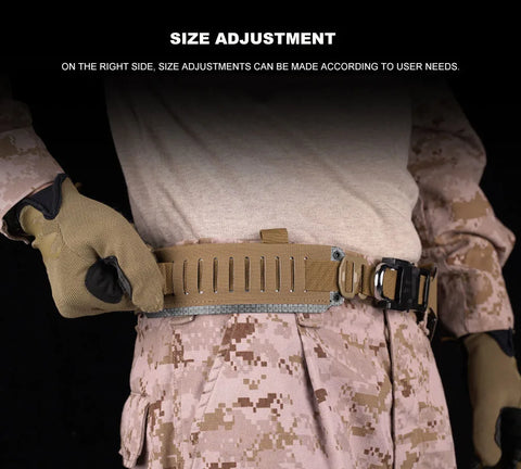 Tactical Belt Molle Quick Release Metal BEZET Belts 2 in 1