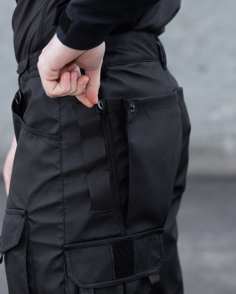 Men's Tactical Cargo Shorts Machete Black