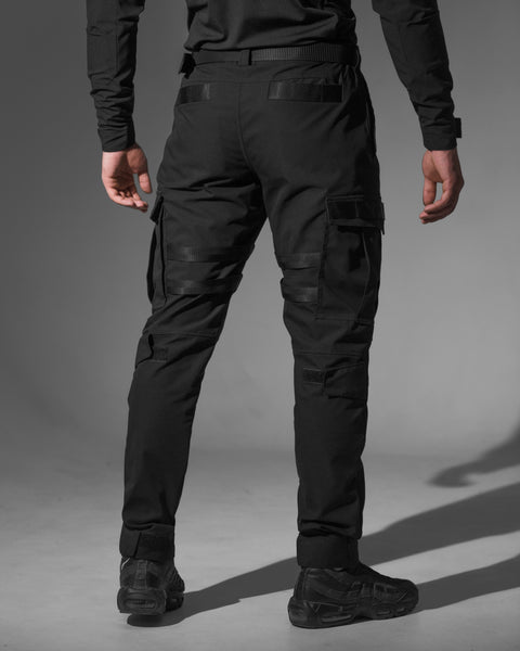 Spodnie męskie bojówki AGGRESSIVE czarne