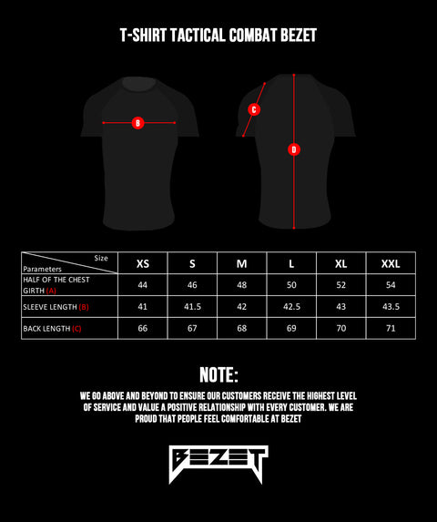 Męska koszulka taktyczna BEZET Combat czarna