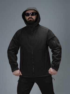 Куртка Softshell BEZET Робокоп GEN.III чорний