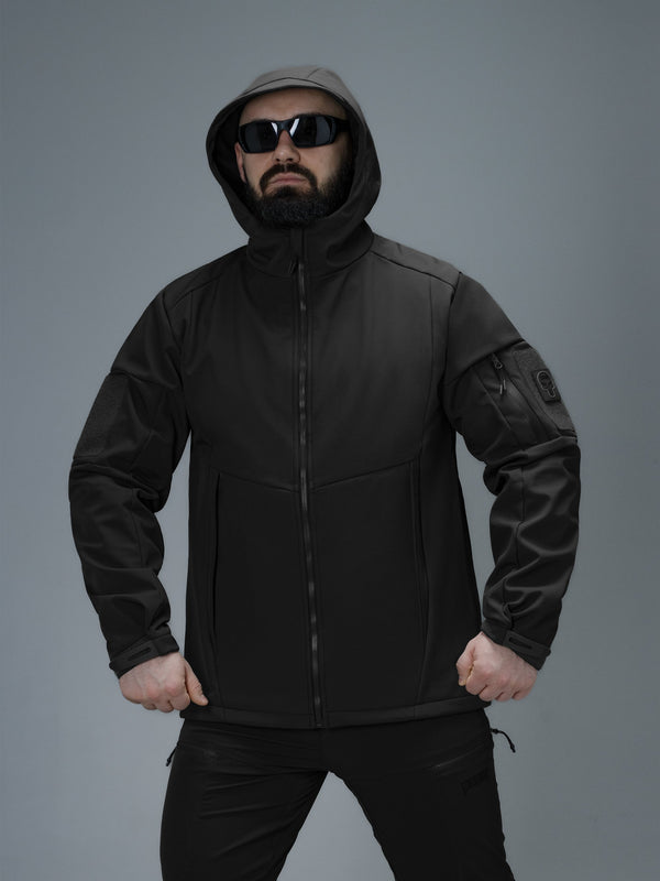 Куртка Softshell BEZET Робокоп GEN.III чорний