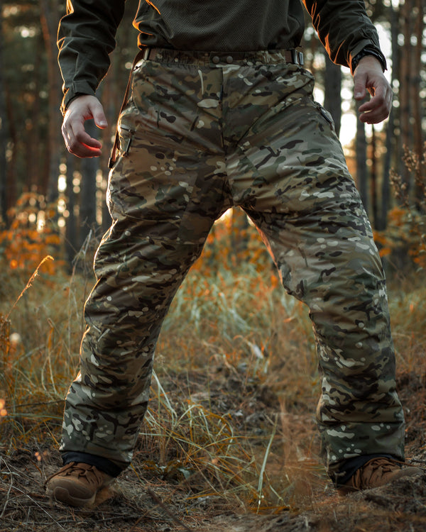 Штани тактичні теплі BEZET PolarGuard мультикам
