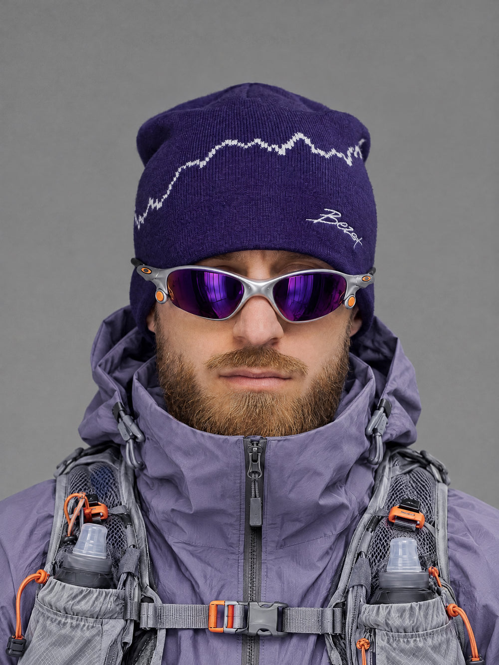 Шапка в'язана BEZET Alpine фіолетовий