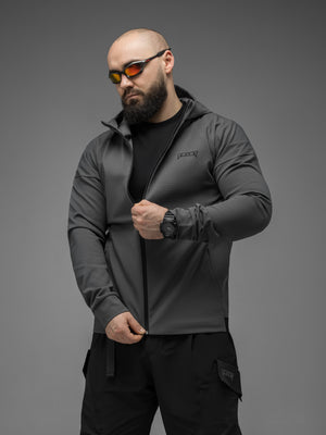 Куртка вітрівка BEZET Apex сірий