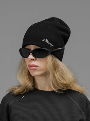 Шапка в'язана жіноча BEZET Minimalist чорний