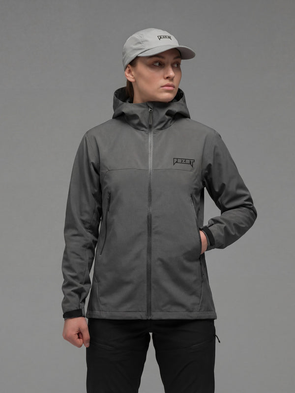 Куртка жіноча вітрівка BEZET WindBreaker сірий