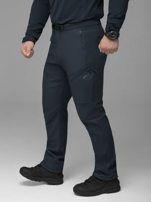 Штани карго тактичні Softshell BEZET Techwear синій