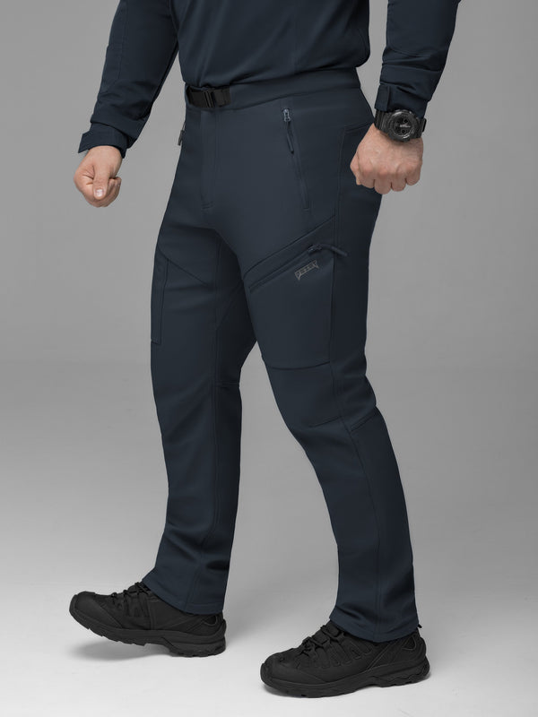 Штани карго тактичні Softshell BEZET Techwear синій