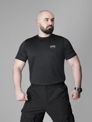 Футболка швидкосохнуча тактична BEZET Basic чорний