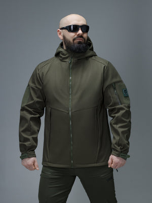 Куртка Softshell BEZET Робокоп GEN.III хакі