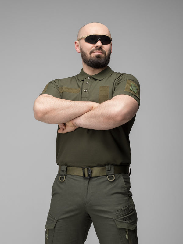 Футболка поло тактична BEZET хакі