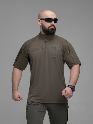 Футболка тактична бойова BEZET Combat хакі
