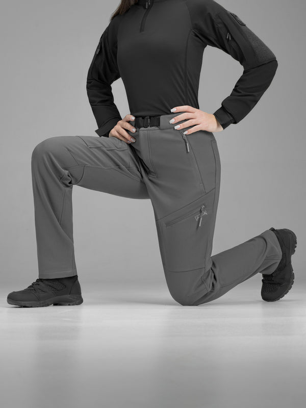 Штани карго тактичні жіночі Softshell BEZET Techwear сірий