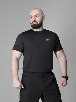Футболка швидкосохнуча тактична BEZET Basic чорний
