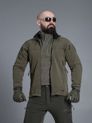 Куртка вітрівка BEZET Force хакі