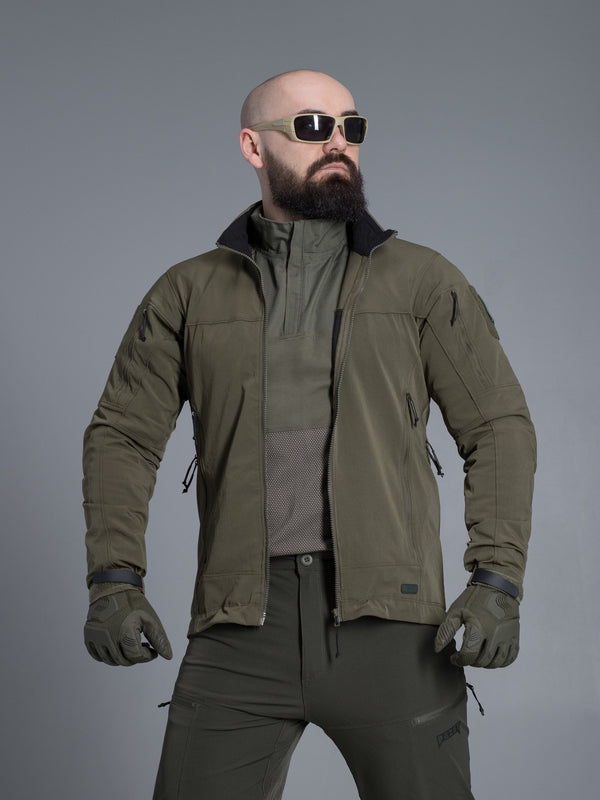 Куртка вітрівка BEZET Force хакі