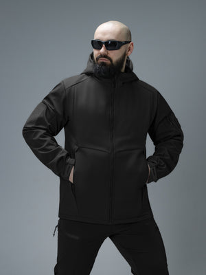 Куртка Softshell BEZET Робокоп GEN.III чорний