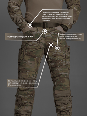 Штани карго тактичні BEZET Delta мультикам