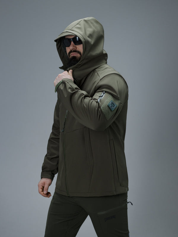 Куртка Softshell BEZET Робокоп GEN.III хакі