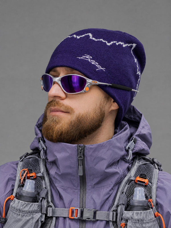 Шапка в'язана BEZET Alpine фіолетовий