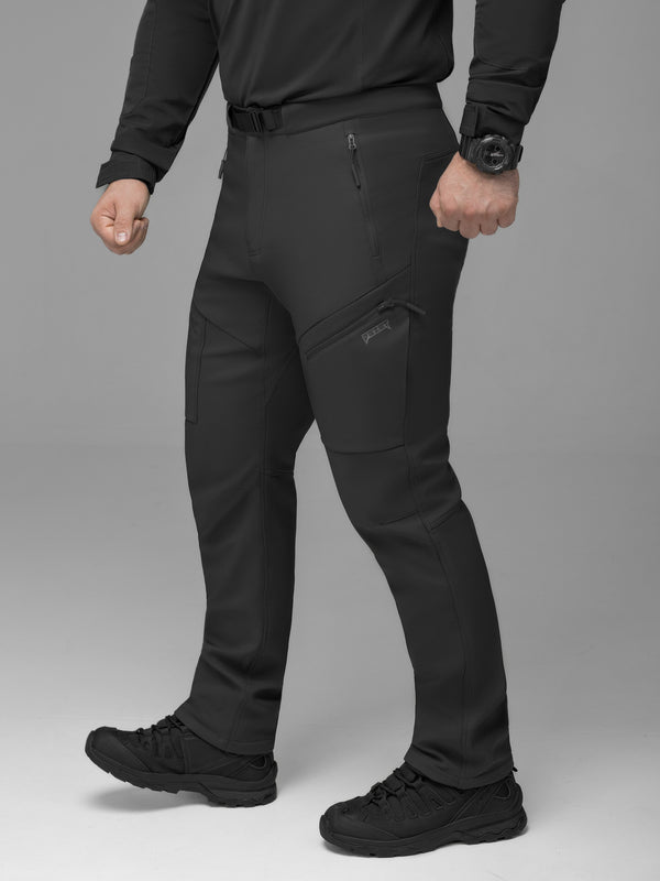 Штани карго тактичні Softshell BEZET Techwear чорний
