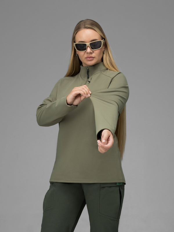Кофта BEZET жіноча Active хакі