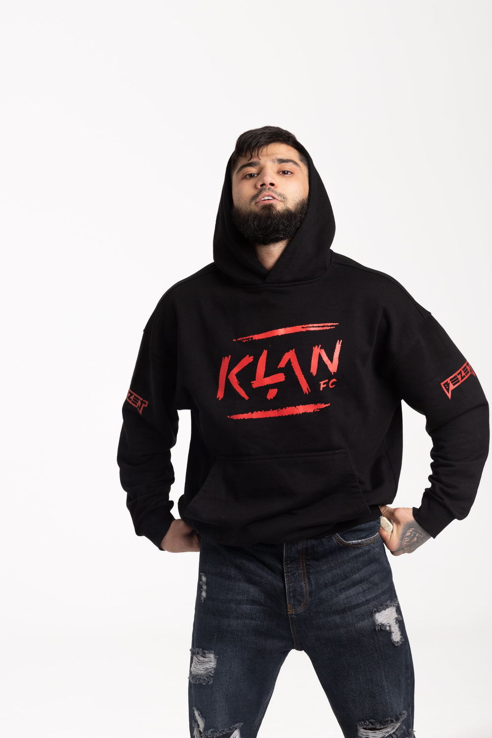 Худі BEZET & KLAN чорний