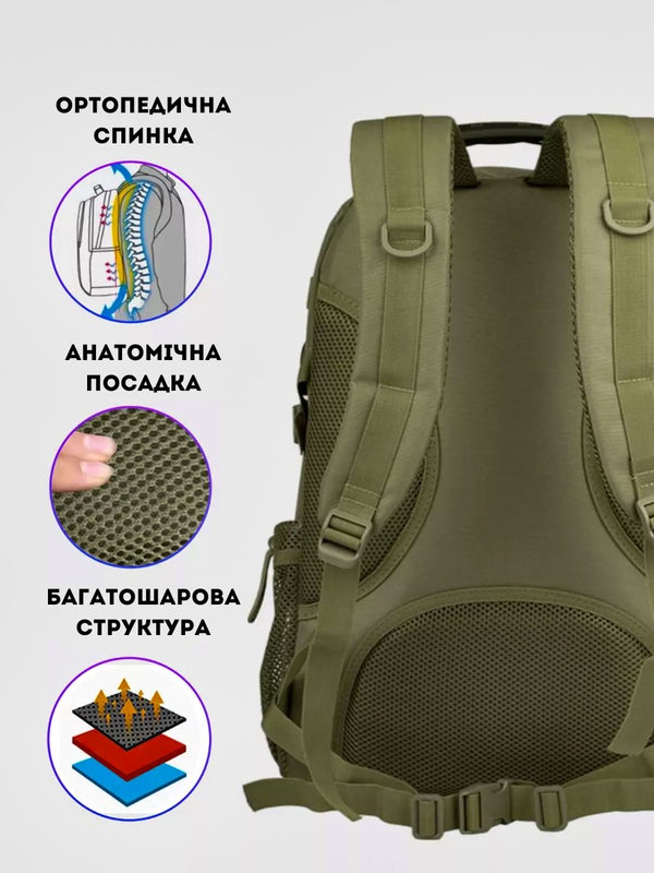 Рюкзак тактичний BEZET Commando хакі