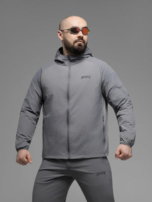 Куртка вітрівка BEZET Solguard UV 100 сірий
