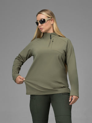Кофта BEZET жіноча Active хакі