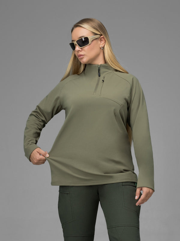 Кофта BEZET жіноча Active хакі