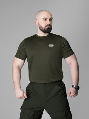Футболка швидкосохнуча тактична BEZET Basic хакі