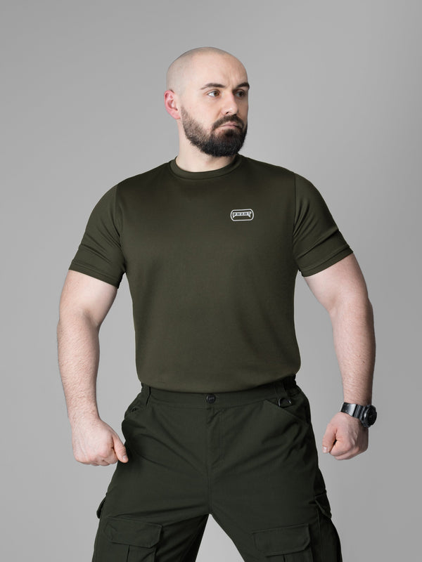Футболка швидкосохнуча тактична BEZET Basic хакі