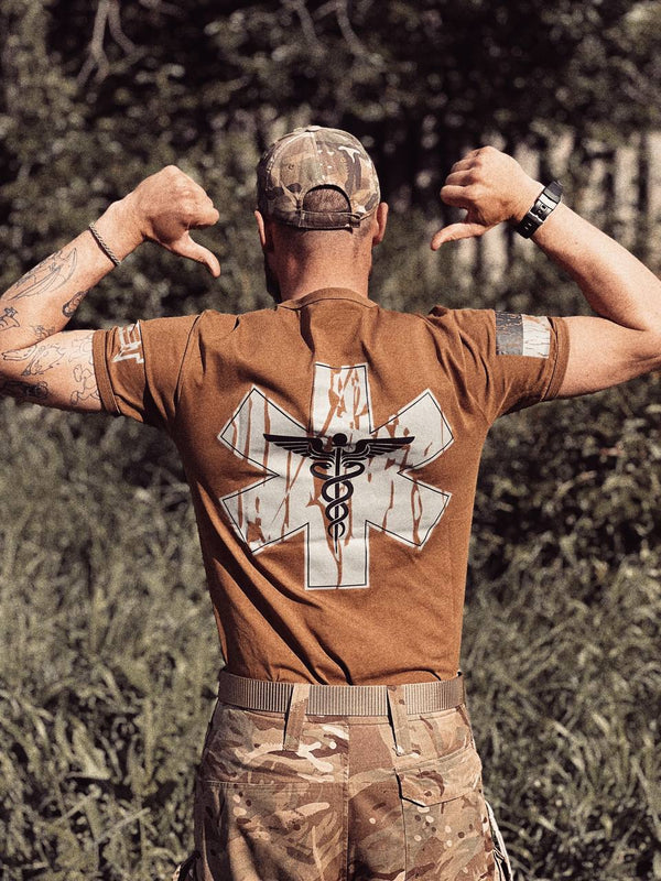 Футболка BEZET Medic койот