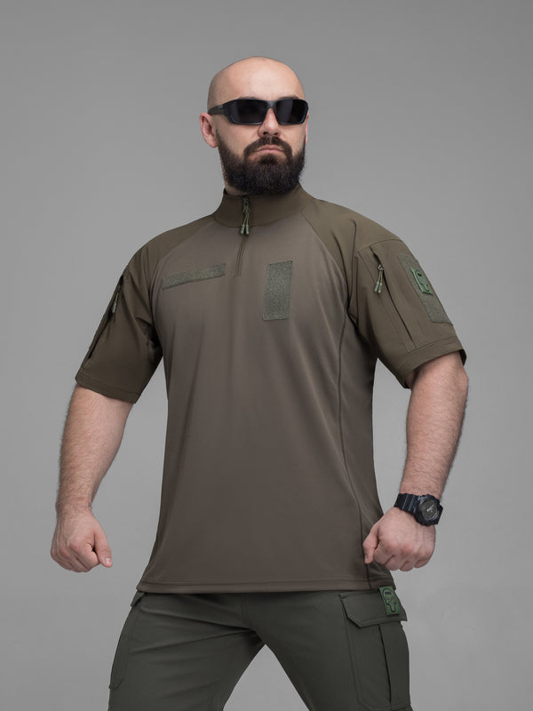Футболка тактична бойова BEZET Combat хакі