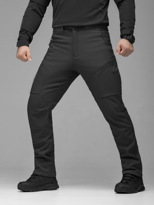 Штани карго тактичні Softshell BEZET Techwear чорний