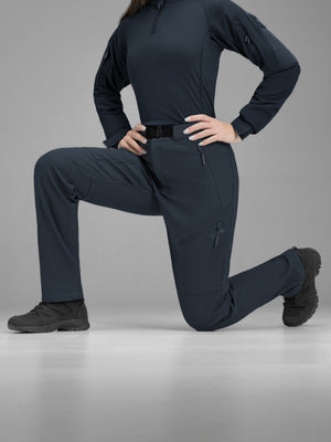 Штани карго тактичні жіночі Softshell BEZET Techwear синій