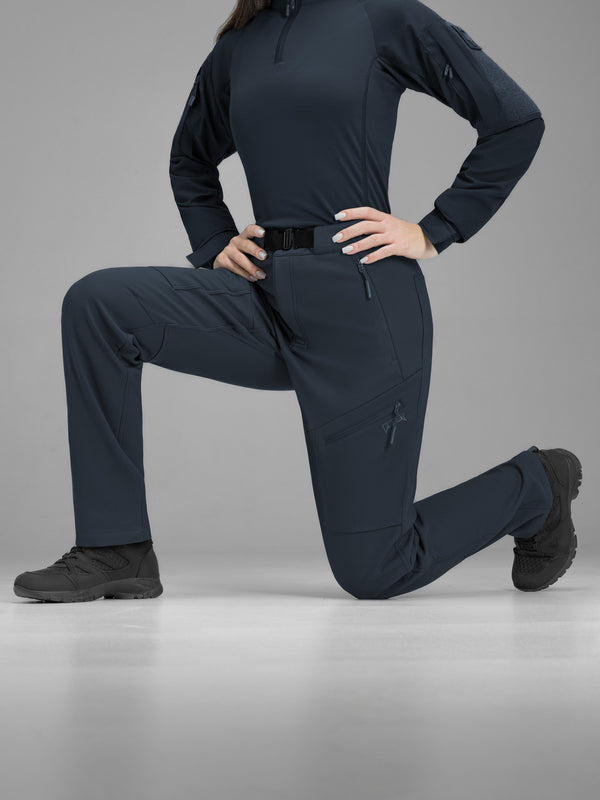 Штани карго тактичні жіночі Softshell BEZET Techwear синій