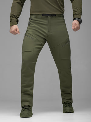 Штани карго тактичні Softshell BEZET Techwear хакі