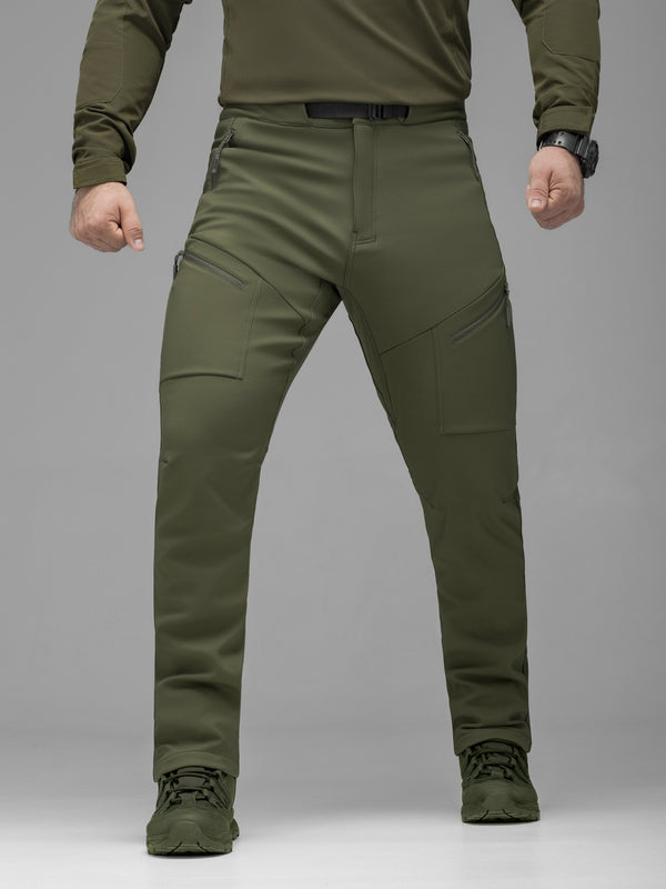 Штани карго тактичні Softshell BEZET Techwear хакі