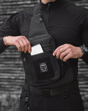 Месенджер BEZET Holster чорний