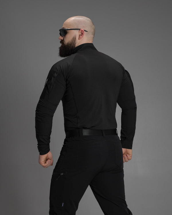 Сорочка тактична чоловіча BEZET Combat чорний